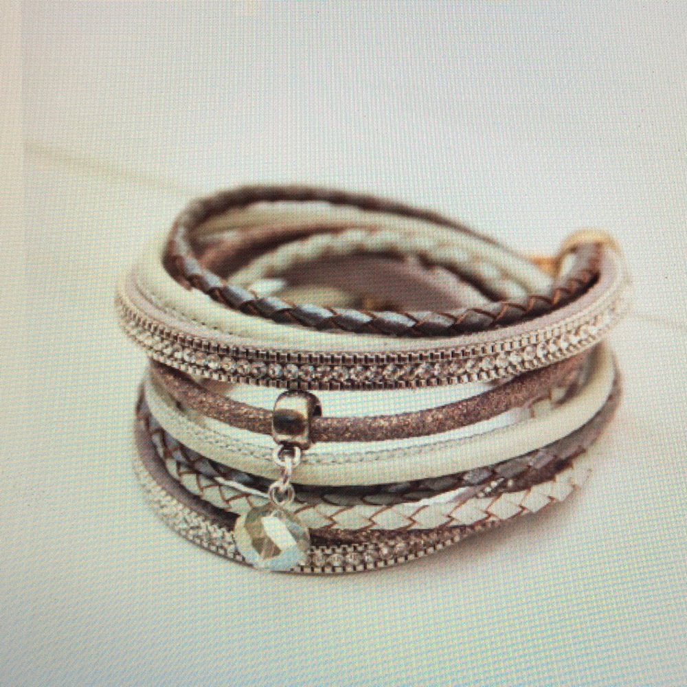 Leather Layered Bracelet